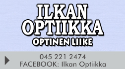 Ilkan Optiikka Optinen liike logo